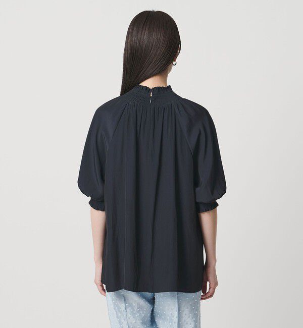 UNITED ARROWS「シャーリング ハイネック シャツ ブラウス」|シャツ・ブラウス|