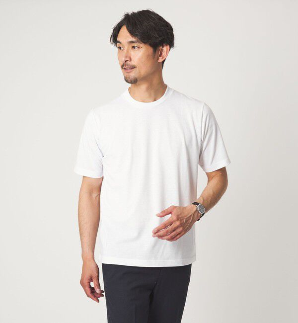 UNITED ARROWS green label relaxing「【WEB限定】JUST fit ジャケイン T 半袖 Tシャツ カットソー -吸水速乾・抗菌-」|Tシャツ・カットソー|