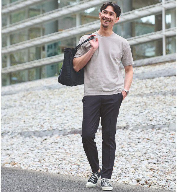 UNITED ARROWS green label relaxing「【WEB限定】JUST fit ジャケイン T 半袖 Tシャツ カットソー -吸水速乾・抗菌-」|Tシャツ・カットソー|