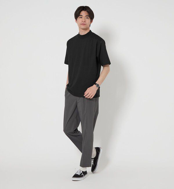 UNITED ARROWS green label relaxing「【WEB限定】JUST fit デイリー モック 半袖 Ｔシャツ カットソー -吸水速乾・抗菌-」|Tシャツ・カットソー|