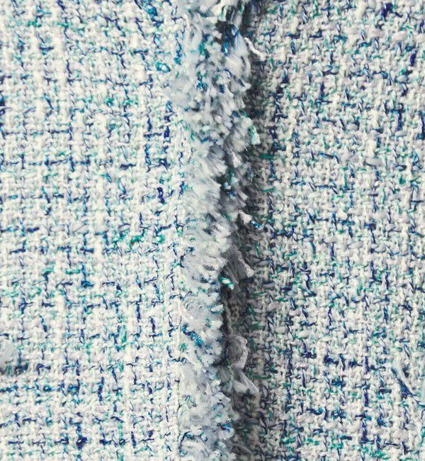 UNITED ARROWS green label relaxing「［size SHORTあり］ミックス ツイードライク ポケット ノーカラー ジャケット」|ノーカラージャケット|