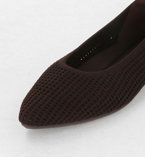 UNITED ARROWS green label relaxing「ウェルネスシアー ポインテッド フラットシューズ / ニットシューズ」|ローファー|
