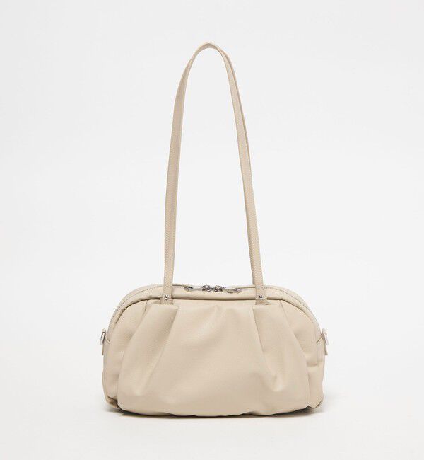 UNITED ARROWS green label relaxing「＜PARTE＞2WAYギャザーボストンバッグ はっ水」|ショルダー・メッセンジャー|NATURAL