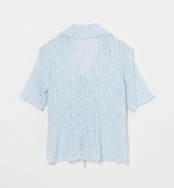 EMMEL REFINES「＜EMMEL REFINES＞カットレース リボン トップス」|Tシャツ・カットソー|