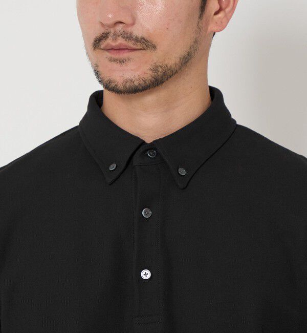 BEAUTY&YOUTH UNITED ARROWS「【WEB限定 WARDROBE SMART】ステイ クリーン ピケ BD ポロシャツ【抗菌・防臭】」|ポロシャツ|