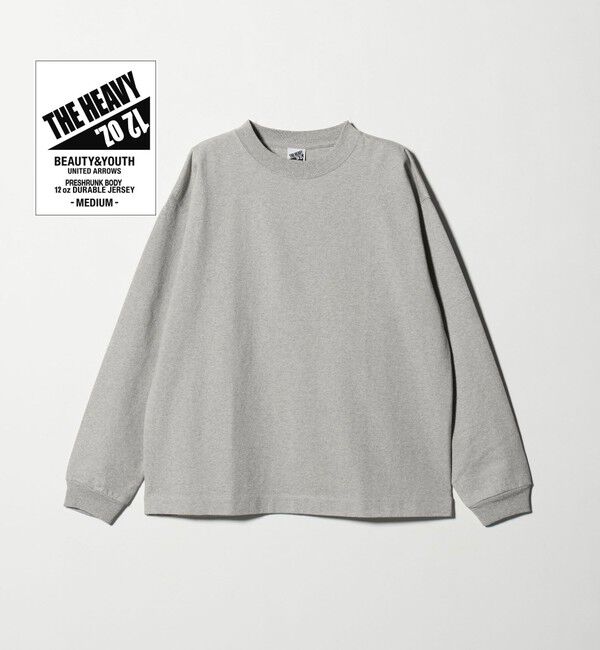 BEAUTY&YOUTH UNITED ARROWS「12oz ヘビーウェイト クルーネック カットソー」|Tシャツ・カットソー|MD.GRAY