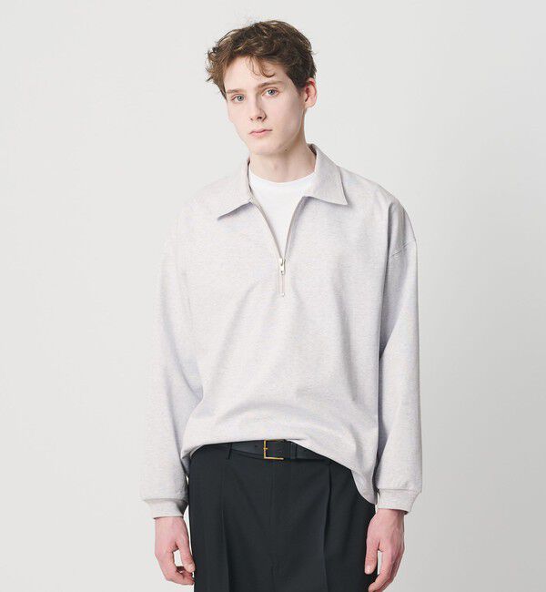 BEAUTY&YOUTH UNITED ARROWS「DENCE コットン ジップ ポロカットソー」|Tシャツ・カットソー|