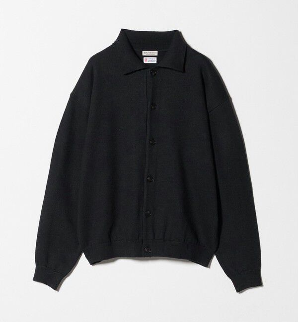 BEAUTY&YOUTH UNITED ARROWS「ハイブリッド リネン ポロカラー ジャケット ウォッシャブル」|カーディガン|BLACK