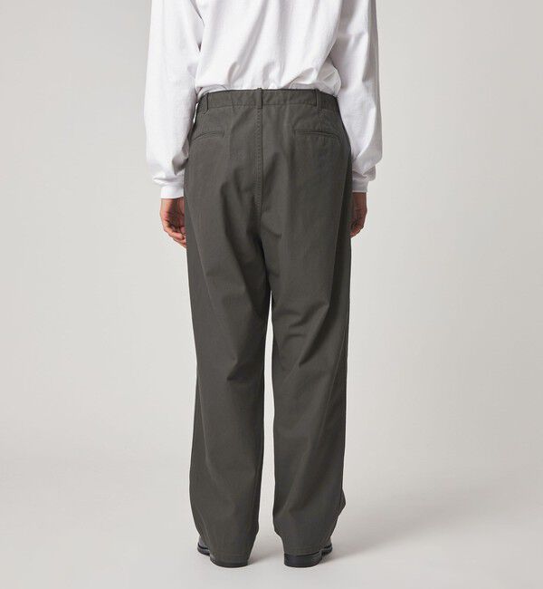 STEVEN ALAN「＜Steven Alan＞ ハイツイスト ツイル アーミー ノープリーツ トラウザーズ」|チノ|