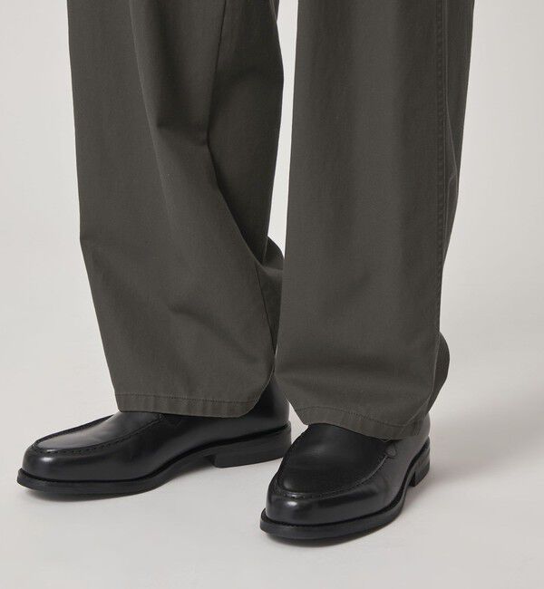 STEVEN ALAN「＜Steven Alan＞ ハイツイスト ツイル アーミー ノープリーツ トラウザーズ」|チノ|