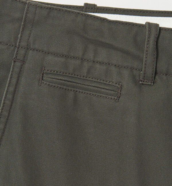 STEVEN ALAN「＜Steven Alan＞ ハイツイスト ツイル アーミー ノープリーツ トラウザーズ」|チノ|