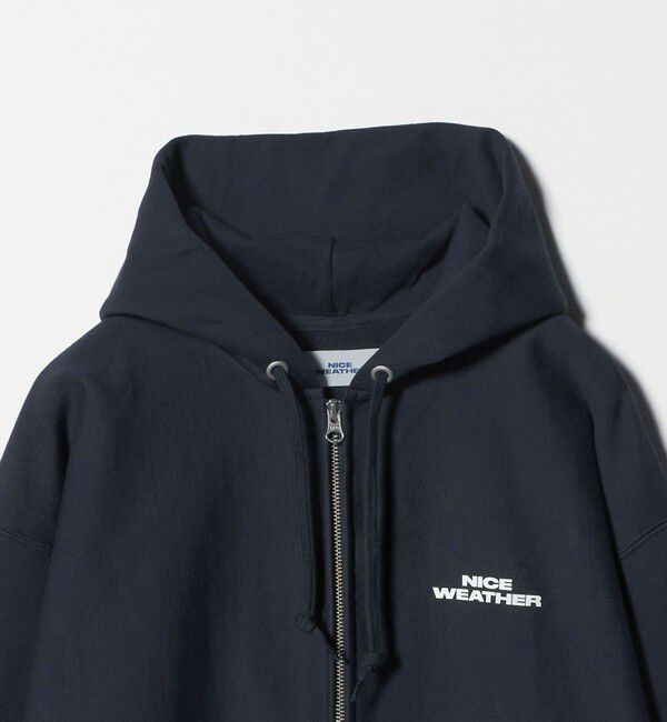 NICE WEATHER「＜NICE WEATHER＞ロゴスウェット ジップパーカ 2」|パーカー|