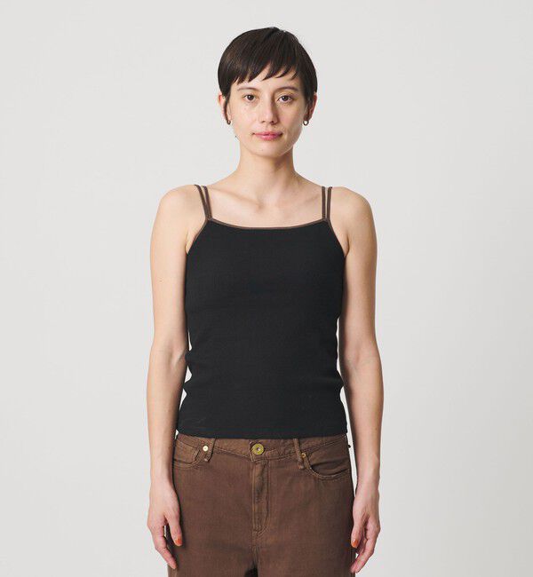 BEAUTY&YOUTH UNITED ARROWS「カラーパイピング 2ストラップ キャミソール」|Tシャツ・カットソー|