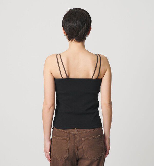 BEAUTY&YOUTH UNITED ARROWS「カラーパイピング 2ストラップ キャミソール」|Tシャツ・カットソー|