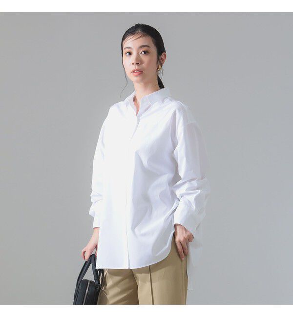 Demi-Luxe BEAMS 「2WAY オーバーシャツ」|シャツ・ブラウス|OFF_WHT