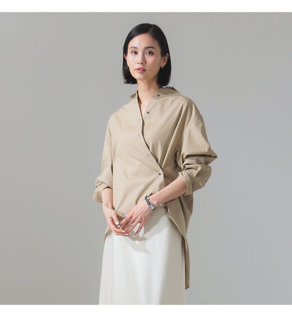 Demi-Luxe BEAMS 「2WAY オーバーシャツ」|シャツ・ブラウス|