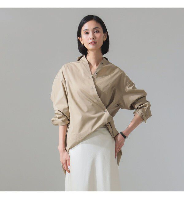 Demi-Luxe BEAMS 「2WAY オーバーシャツ」|シャツ・ブラウス|