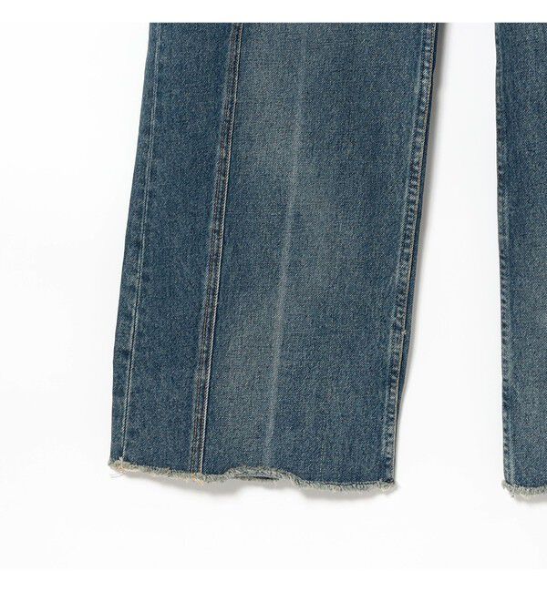 Demi-Luxe BEAMS 「B SIDES / RELAXED CUFFED LASSO デニムパンツ VISTA BLUE」|デニム|