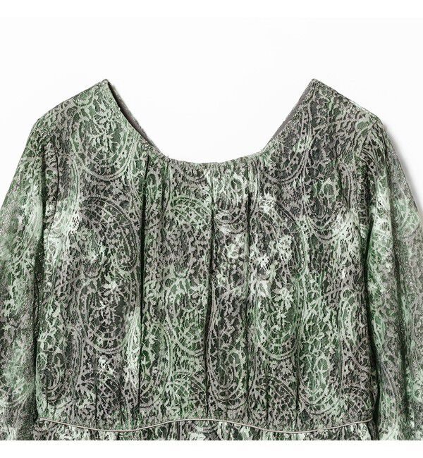 Ray BEAMS 「RBS / ペイズリー レース プリント ワンピース」|ワンピース|