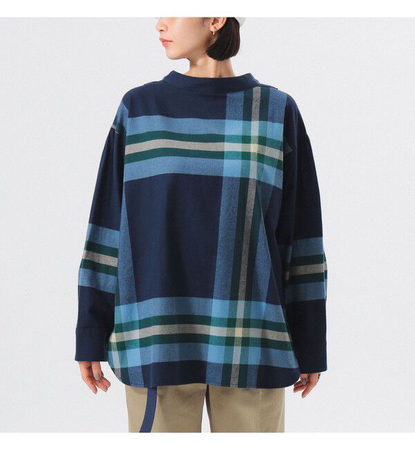 BEAMSBOY「ビッグ タータン バスク シャツ」|シャツ・ブラウス|