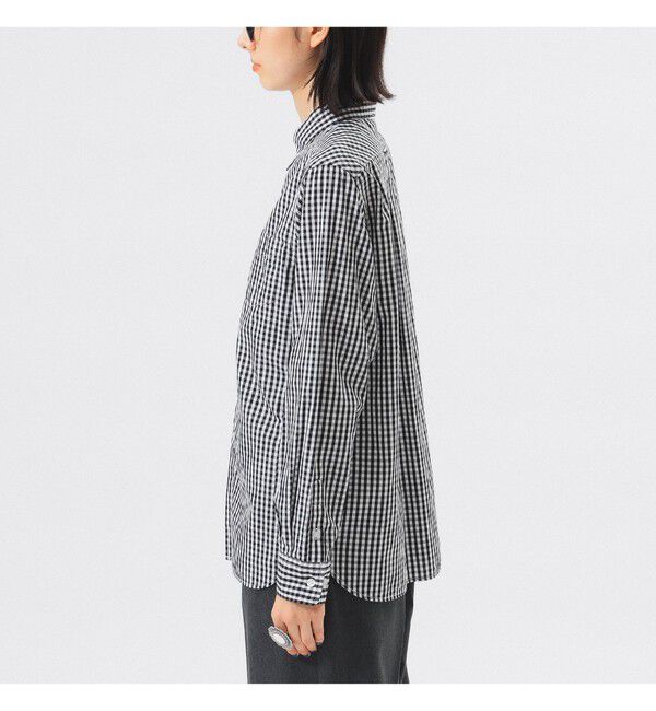 BEAMSBOY「100/2 ギンガムチェック ボタンダウン シャツ ＜定番 / オフィスカジュアル＞」|シャツ・ブラウス|