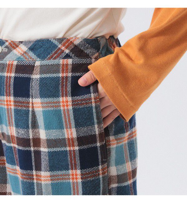 BEAMSBOY「ワーク チェック イージーパンツ」|チノ|