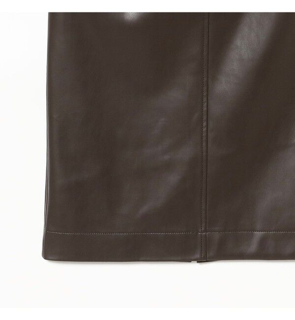 Demi-Luxe BEAMS 「フェイクレザー セミタイトスカート」|スカート|