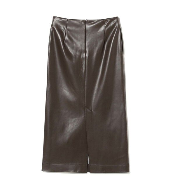 Demi-Luxe BEAMS 「フェイクレザー セミタイトスカート」|スカート|
