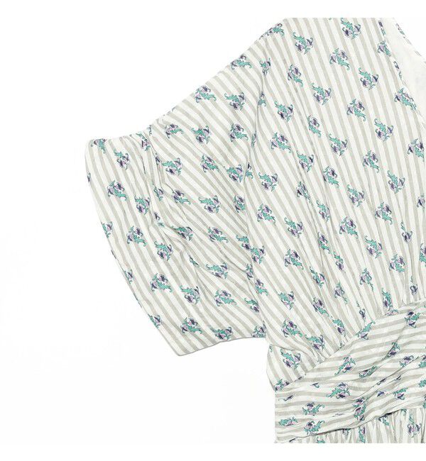 Demi-Luxe BEAMS 「ne Quittez pas / スモール フラワー ギャザー ワンピース」|ワンピース|