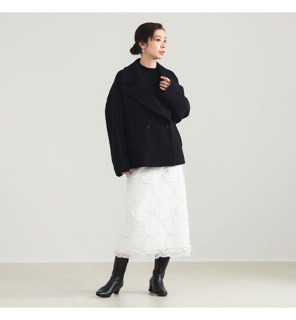 Demi-Luxe BEAMS 「ループツイード ピーコート」|ダッフルコート|