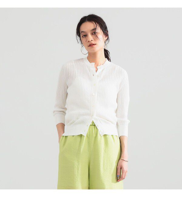 Demi-Luxe BEAMS 「SLOANE / 14ゲージ ワイドリブ カーディガン」|ニット・セーター|