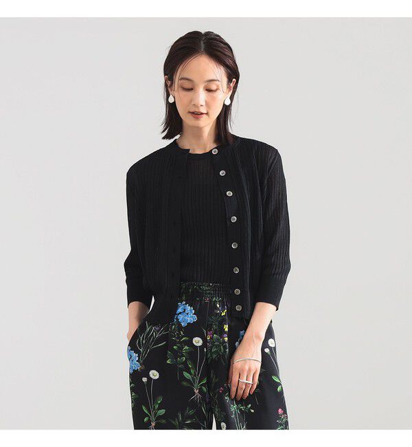 Demi-Luxe BEAMS 「SLOANE / 14ゲージ ワイドリブ カーディガン」|ニット・セーター|