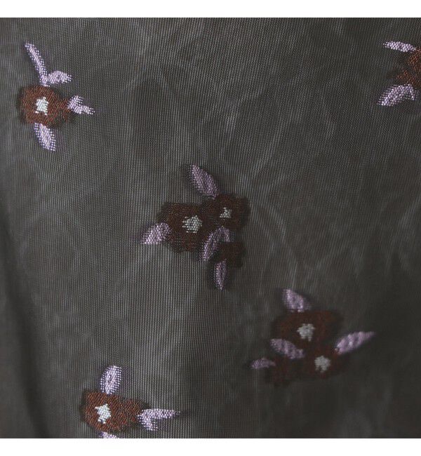 Ray BEAMS 「シアー フラワー ジャカード シャツ」|シャツ・ブラウス|
