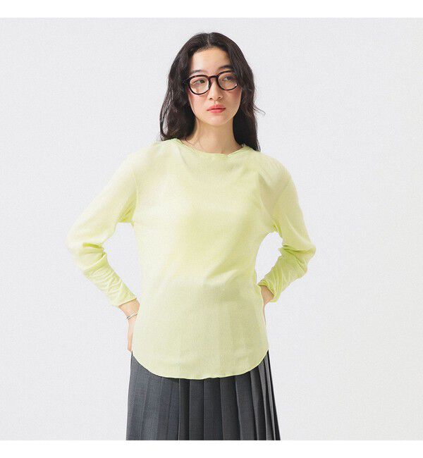 BEAMSBOY「リブ クルー 3/4」|Tシャツ・カットソー|