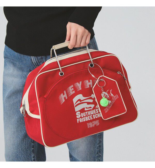 Ray BEAMS 「HEY！Mrs ROSE / Parody Sports BAG」|ハンドバッグ|RED