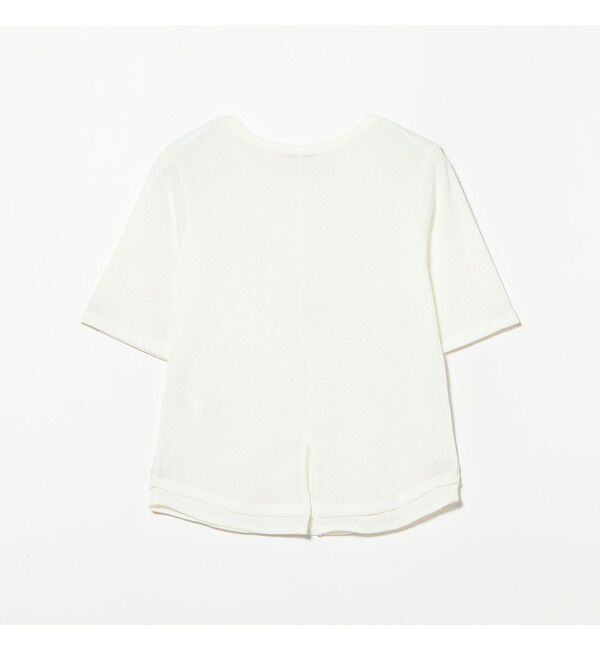 Ray BEAMS 「バックスリット カーブ ヘムTシャツ」|Tシャツ・カットソー|