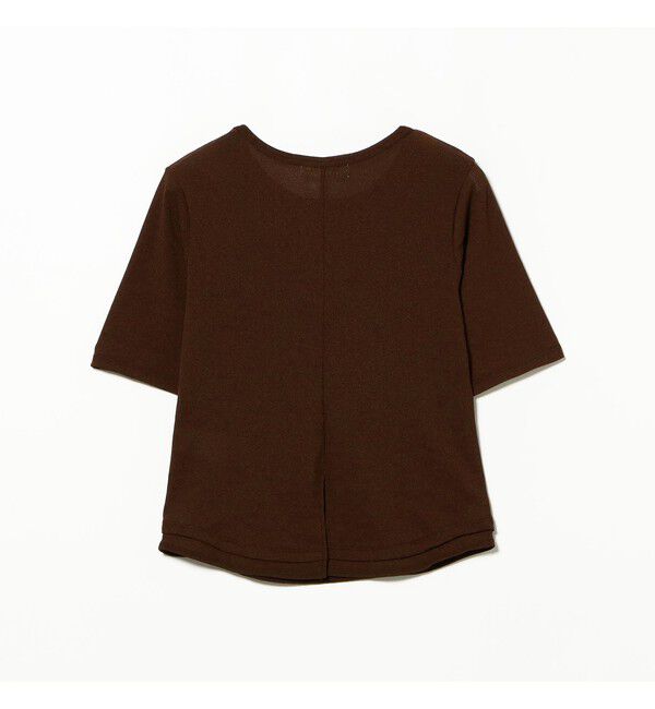 Ray BEAMS 「バックスリット カーブ ヘムTシャツ」|Tシャツ・カットソー|