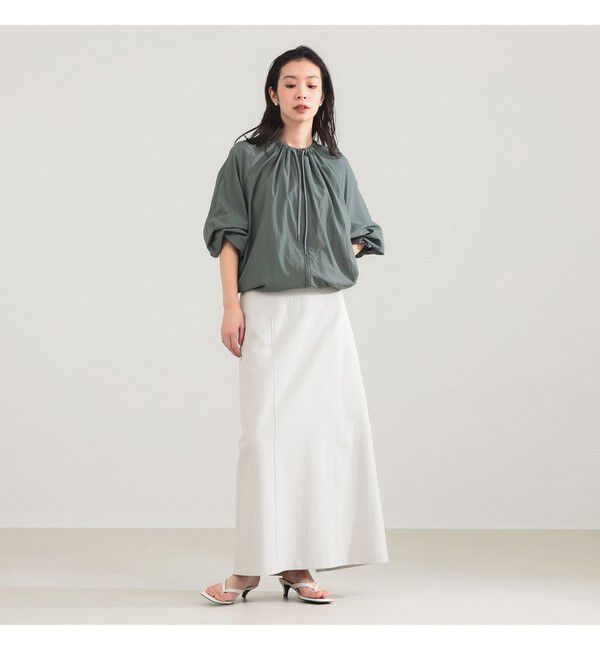 Demi-Luxe BEAMS 「AK+1 / エアリー ナイロン ブルゾン」|ブルゾン・スタジャン|