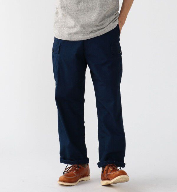 BEAMS PLUS「BEAMS PLUS / インディゴ リップストップ ミリタリー 6ポケット パンツ」|その他|