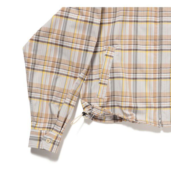 BEAMS「チェック ジップ ブルゾン」|ブルゾン・スタジャン|