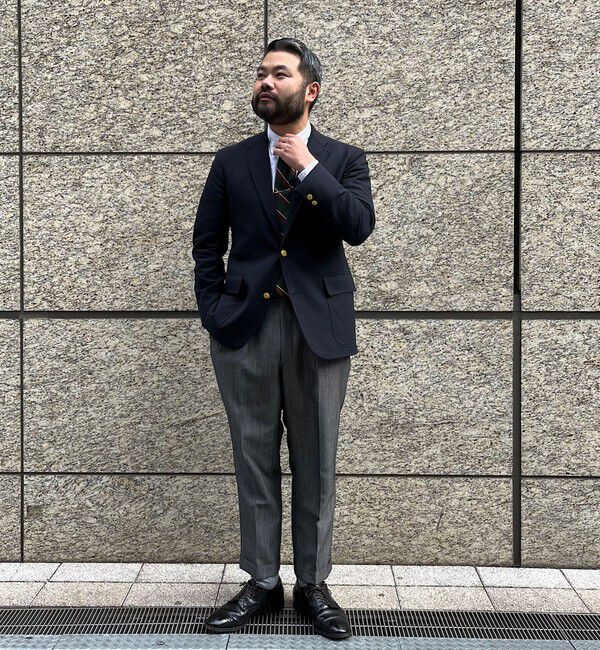 SHIPS「Southwick: CAMBRIDGE ウール ネイビー ブレザー」|テーラードジャケット|