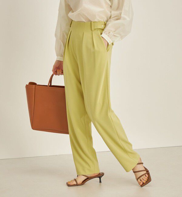 SHIPS for women「〈手洗い可能〉2タック ジョーゼット テーパード パンツ ◇ 」|その他|