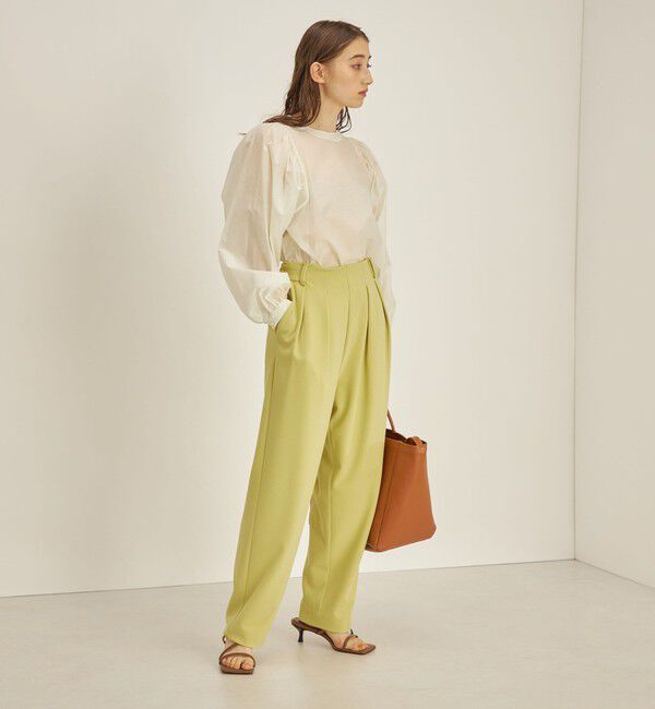 SHIPS for women「〈手洗い可能〉2タック ジョーゼット テーパード パンツ ◇ 」|その他|