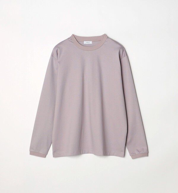 SHIPS any「SHIPS any: スムースコットン クルーネック Tシャツ (ロンT)◇」|Tシャツ・カットソー|ラベンダー