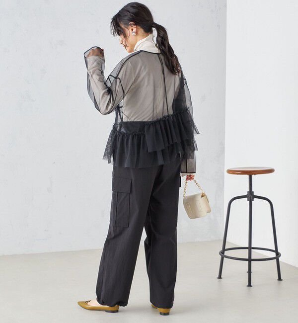 SHIPS for women「〈手洗い可能〉インナーセット チュール デザイン ブラウス ◇」|シャツ・ブラウス|