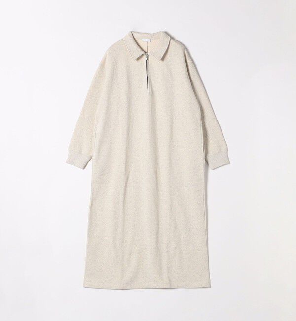 SHIPS any「SHIPS any:〈洗濯機可能〉USA コットン 裏起毛 ハーフジップ ワンピース」|ワンピース|