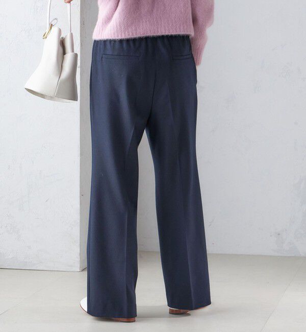 SHIPS for women「〈手洗い可能〉両面起毛 セミフレア パンツ」|その他|