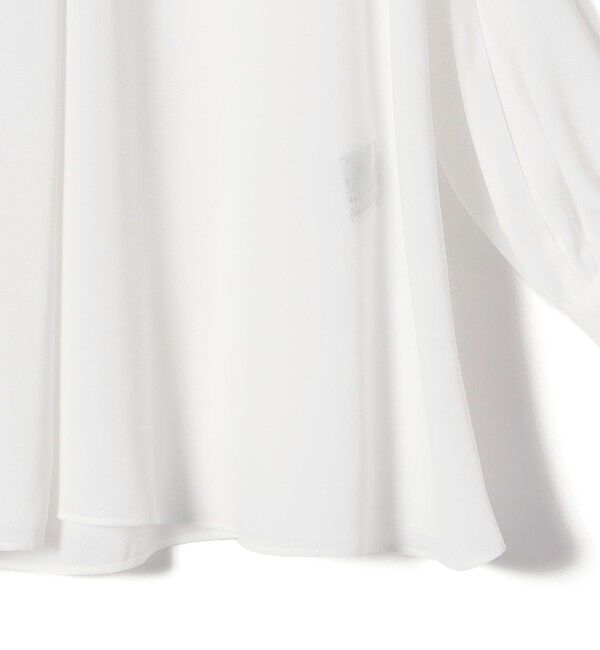 SHIPS for women「troisiemeCHACO:〈洗濯機可能〉ロング タイ ブラウス（セレモニー対応可）」|シャツ・ブラウス|