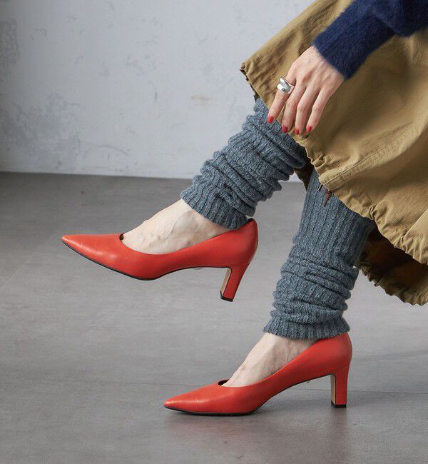 SHIPS for women「リブ レッグ ウォーマー」|レッグウォーマー|ダークグレー