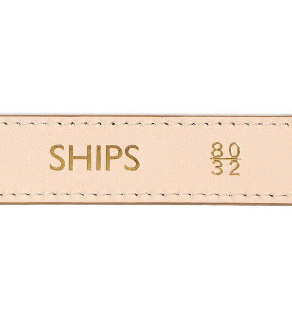SHIPS for women「イタリアンレザー ゴールド バックル ベルト」|ベルト|